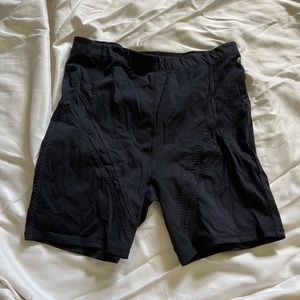 Fabletics black biker shorts